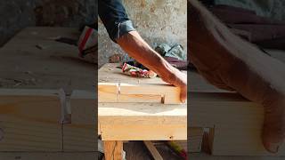 🥸 diy simple wood joint wood joinery woodmade maker carpentry woodwooding shorts [upl. by Neesay]