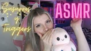 ASMR en ESPAÑOL triggers  susurros contandote cosas sobre mi✨💤 Blue Yeti [upl. by Imak552]