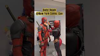 Deadpool Quite at New York ComicCon [upl. by Dode]