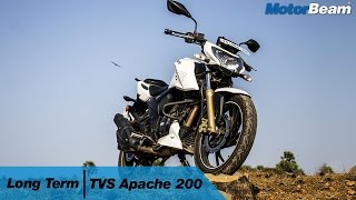 TVS Apache 200 Long Term Review  Issues We Faced  MotorBeam [upl. by Dlared289]