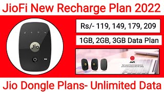 JioFi Plans 2022  Jio Dongle Recharge Plans  Jio Fiber Plans Details  JioFi Recharge Plans [upl. by Os]