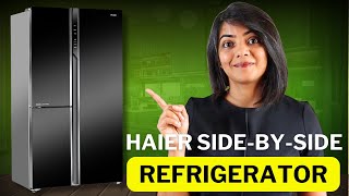 Haier sidebyside convertible refrigerator  Collaboration  628L 3 door smart fridge demo [upl. by Aihsikal]