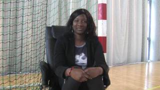 Interview Hadja SAWANEH pour le HAC Handball [upl. by Enirol519]