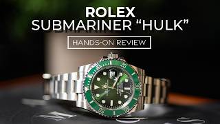 HandsOn Review Rolex Hulk Submariner 116610LV  In The Metal [upl. by Collete239]