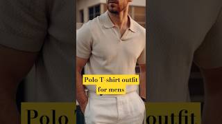 Polo Tshirt outfit for mens everydayytshorts fashion Classicmenstyle [upl. by Grishilde]