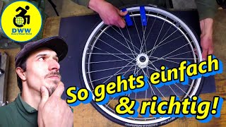 3 große Fehler beim Reifen wechselnmontieren MTB Rollstuhl Fahrrad Doms Wheel World Folge 15 [upl. by Nilorac501]