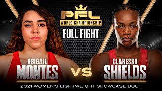 Claressa Shields vs Abigail Montes  2021 PFL Championship HD FULL FIGHT [upl. by Linette]