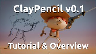 034 Claypencil v01 Tutorial amp Overview For Blender 43 [upl. by Aylsworth]