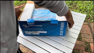 Unboxing Victron Energy Phoenix LF 1200VA 24Volt 120V AC Pure Sine Wave Inverter [upl. by Abigale]