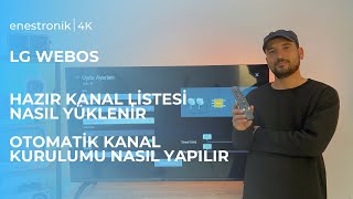 LG Televizyon Kurulumu Kanal Listesi Yükleme ve Kanal Arama Nasıl Yapılır [upl. by Lrub]