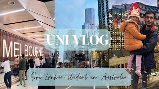 RMIT UniversityUniversity vlog International student AustraliaOrientation  Bachelor of Business [upl. by Odlavu633]