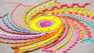 These 28 Basic Embroidery Stitches Are Perfect for Beginners बुनियादी कढ़ाई टांके [upl. by Luy]