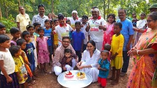 Jamaibabu Special Chicken Posto curry cooking for village people  villfood Kitchen [upl. by Aratnahs]