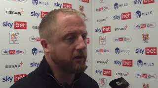 Interview  Northampton Post Match Ian Dawes [upl. by Nerw]