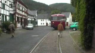 Schienenbusromantik Nebenbahn Kall  Hellenthal 072006 [upl. by Hayila702]