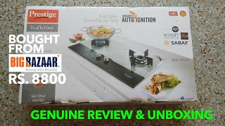 Prestige Hob Top Auto Ignition Gas Stove  PHT02 AIComplete UnboxingReview amp Genuine QA No ISI [upl. by Potash]