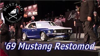 Sold 49500 1969 FORD MUSTANG CUSTOM COUPE Lot 7091 BarrettJackson Scottsdale 2019 [upl. by Keiko]