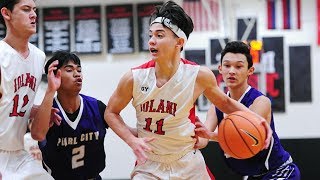 Kamehameha at Iolani  ILH Boys Basketball [upl. by Holsworth]