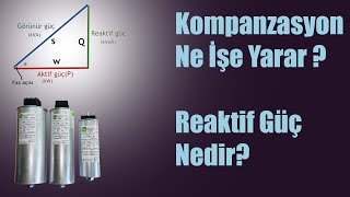 Kompanzasyon Nedir Reaktif Güç Nedir [upl. by Melburn592]