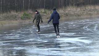 Schaatsen op Esven Afferden 10012024 [upl. by Gottuard247]