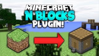 IN BLOCKS One Block Blueprints  Minecraft Plugin Tutorial [upl. by Ardnas]