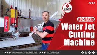 5axis Water jet cutting machine，stone cnc，Cutting ceramics [upl. by Noivax]