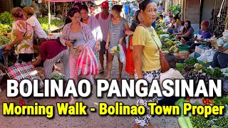 BOLINAO PANGASINAN Walking Tour  TOWN PROPER Public Market  El Pescador Resort  Philippines [upl. by Eirallam]