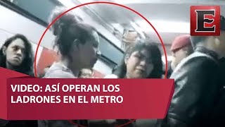 Así operan los carteristas en el Metro [upl. by Ailices417]