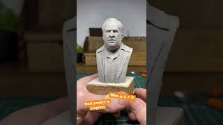 Sculpting a New bust in polymer clay polymerclay sculpture thepenguin [upl. by Blum]