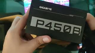 GIGABYTE P450B 80 plus BRONZE overview seasonic 80plus white pc pcgamer fuente gigabyte [upl. by Tommy]