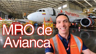 Hangar de Avianca  Conoce su MRO ¡ Increíble [upl. by Arrat]