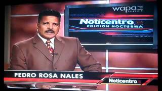 WAPA  Noticentro Edicion Nocturna 1100 Open for 9162011 [upl. by Sirk]