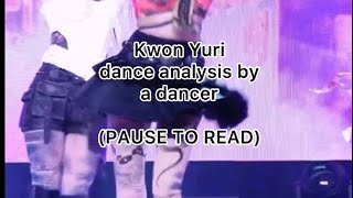 Kwon Yuri dance analysis [upl. by Northey]