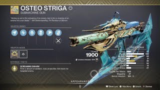 Destiny 2 A PvP Match With Every Exotic Osteo Striga [upl. by Christiana]