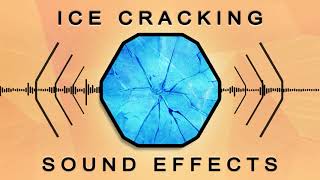 Ice Cracking  Freezing  Free Sound Effect [upl. by Annadiana]