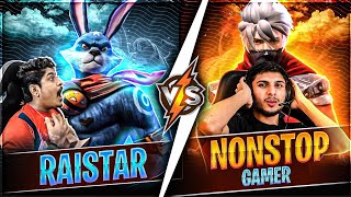 RAISTAR VS NONSTOP GAMING  NG ESPORTS VS RAISTAR GYANGAMING 4 VS 4 FIGHT  Garena Free Fire [upl. by Salocin]