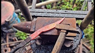 Farm tool rotary blades make good knives [upl. by Wills618]