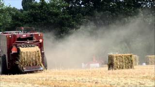 Loonwerken Kerkhofs B stro persen Fendt Vario 930 met Freeman 1592 HD [upl. by Reklaw]