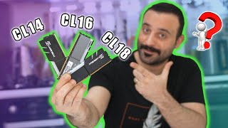 CL14 vs CL16 vs CL18 Bellek Performans Farkı ve Oyun FPS Testi [upl. by Hajan62]