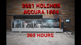 2021 HOLZHER Accura 1554 40 Edgebander [upl. by Merrily]