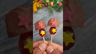 Chocolate candy amp jelly candy with star lollipop shotrs ytshorts [upl. by Hartzel]