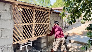 Our Kitchen Build Part 3  Camiling Tarlac Phillipines 🇵🇭  New Land Update 4K vlog philippines [upl. by Amluz]