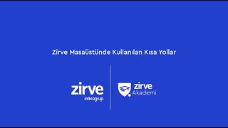 Zirve Masaüstünde Kullanılan Kısa Yollar [upl. by Golliner]