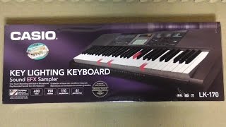 Piano Casio LK170 KEY Lighting Lighted Keyboard DIGITAL PIANO Costco Item 903596 Review [upl. by Brenan]