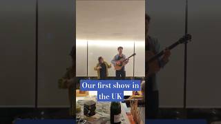 We played in the UK and this happened touring livingroom edinburgh musicians music concert [upl. by Llenyl]