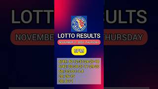 Lotto Result Today 9PM Live  November 21 2024 Thursday [upl. by Joelly]