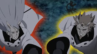 Hagoromo y Hamura vs Kaguya Otsutsuki  Hagoromo fue el primero en dominar modo Sage contra Kaguya [upl. by Nero54]