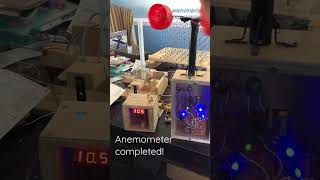 Diy Anemometer is completed and functional [upl. by Devan172]