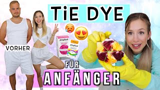 TIE DYE 🆘 ich batike unsere kompletten Outfits 🤭 Batik für Anfänger  Cali Kessy [upl. by Acimehs]