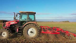 MTZ 15233 EURO MASZ 3 méteres Grubber Pocsaj Hungary 2024 [upl. by Leirbaj]